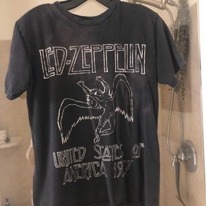 Vintage1977 Led Zeppelin USA Concert Tshirt